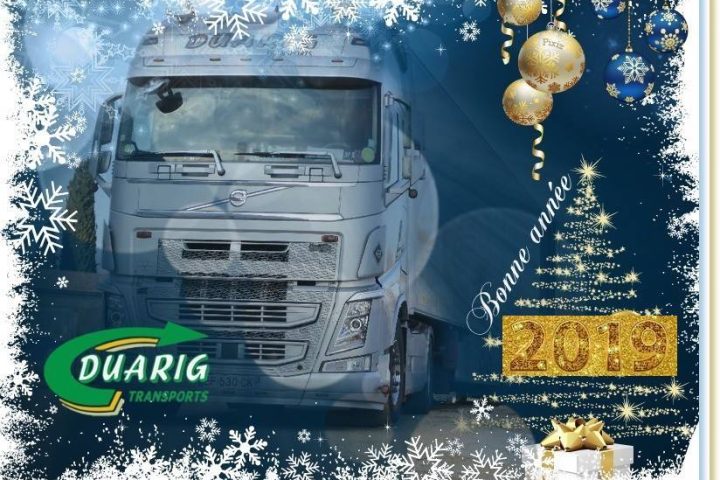 Bonne année 2019 — DUARIG Transports