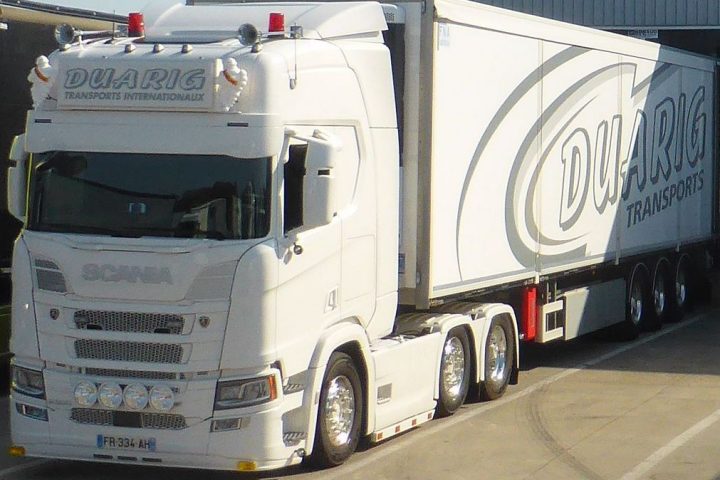 Le petit dernier Scania R500 €6 — DUARIG Transports