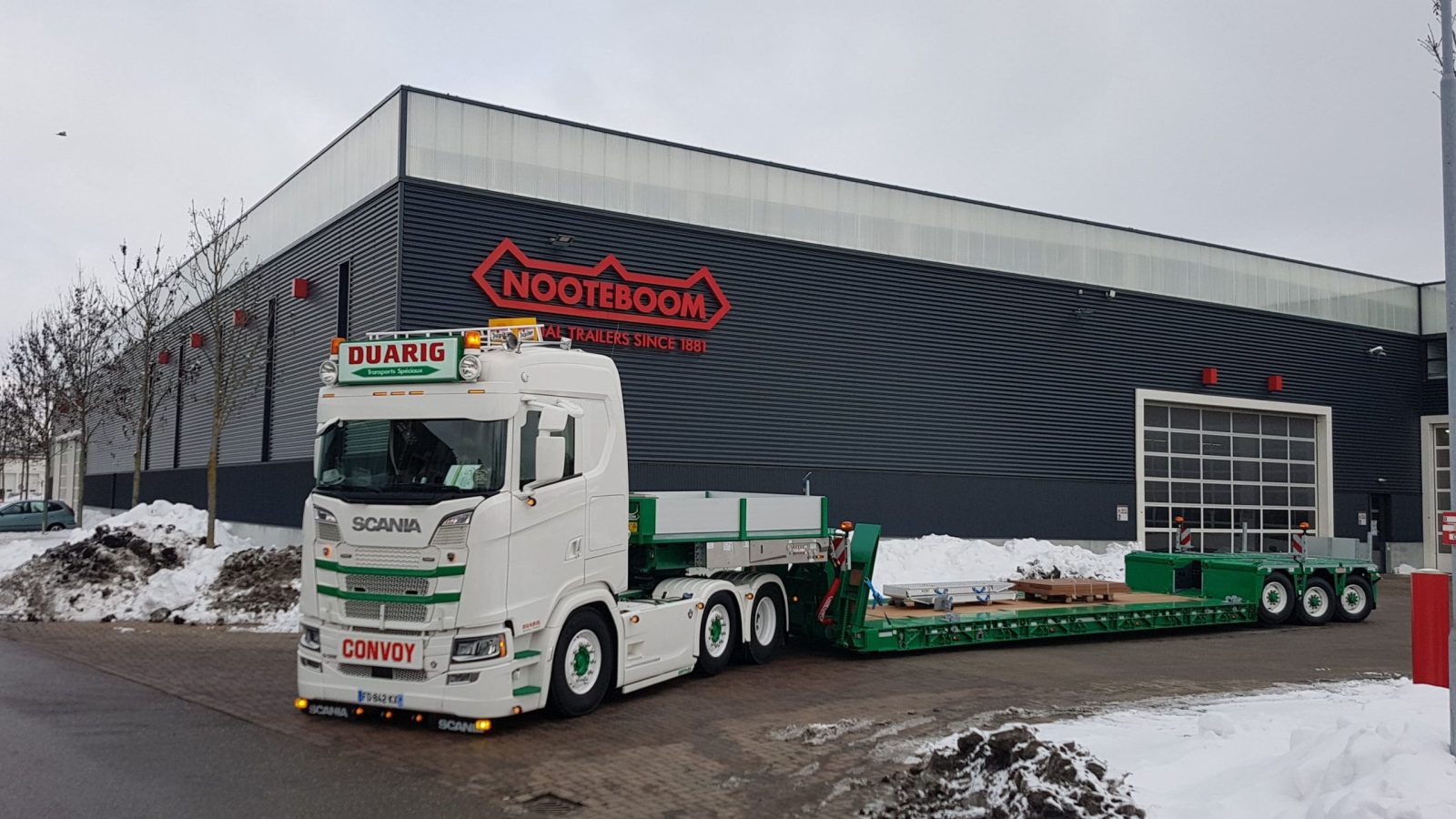 Une nouvelle déboitable Nooteboom chez Duarig — DUARIG Transports