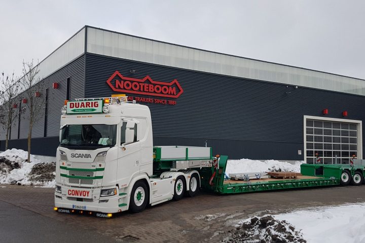 Une nouvelle déboitable Nooteboom chez Duarig — DUARIG Transports