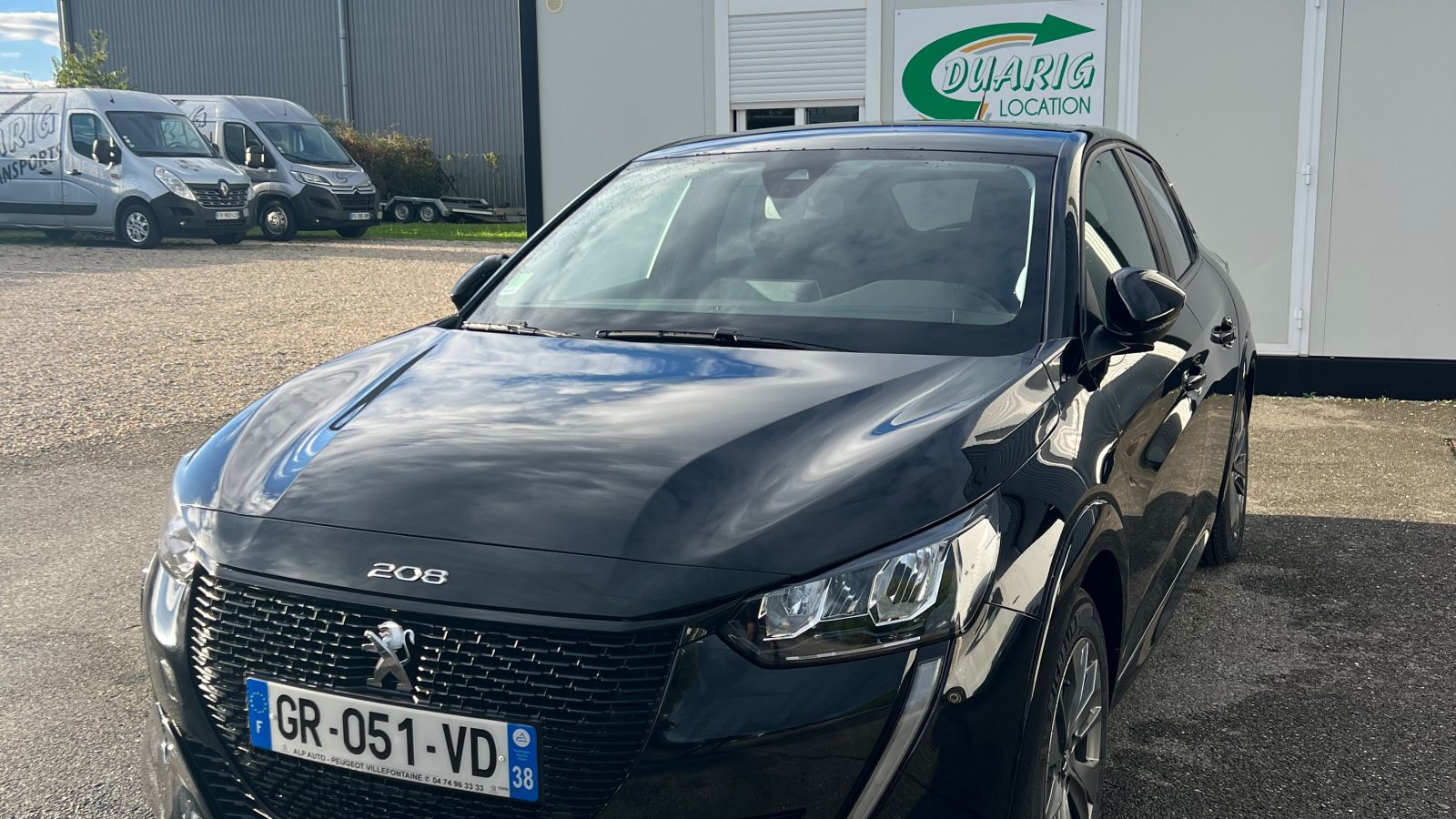 Peugeot e-208 électrique — DUARIG Transports